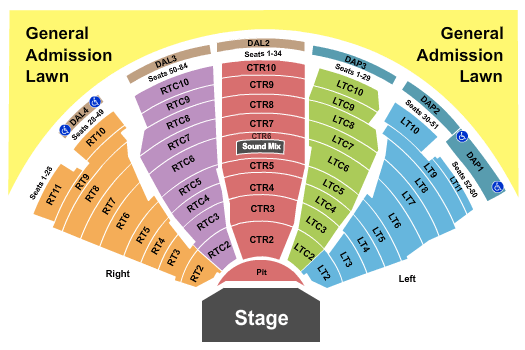 Pine Knob Music Theatre Thomas Rhett Seating Chart